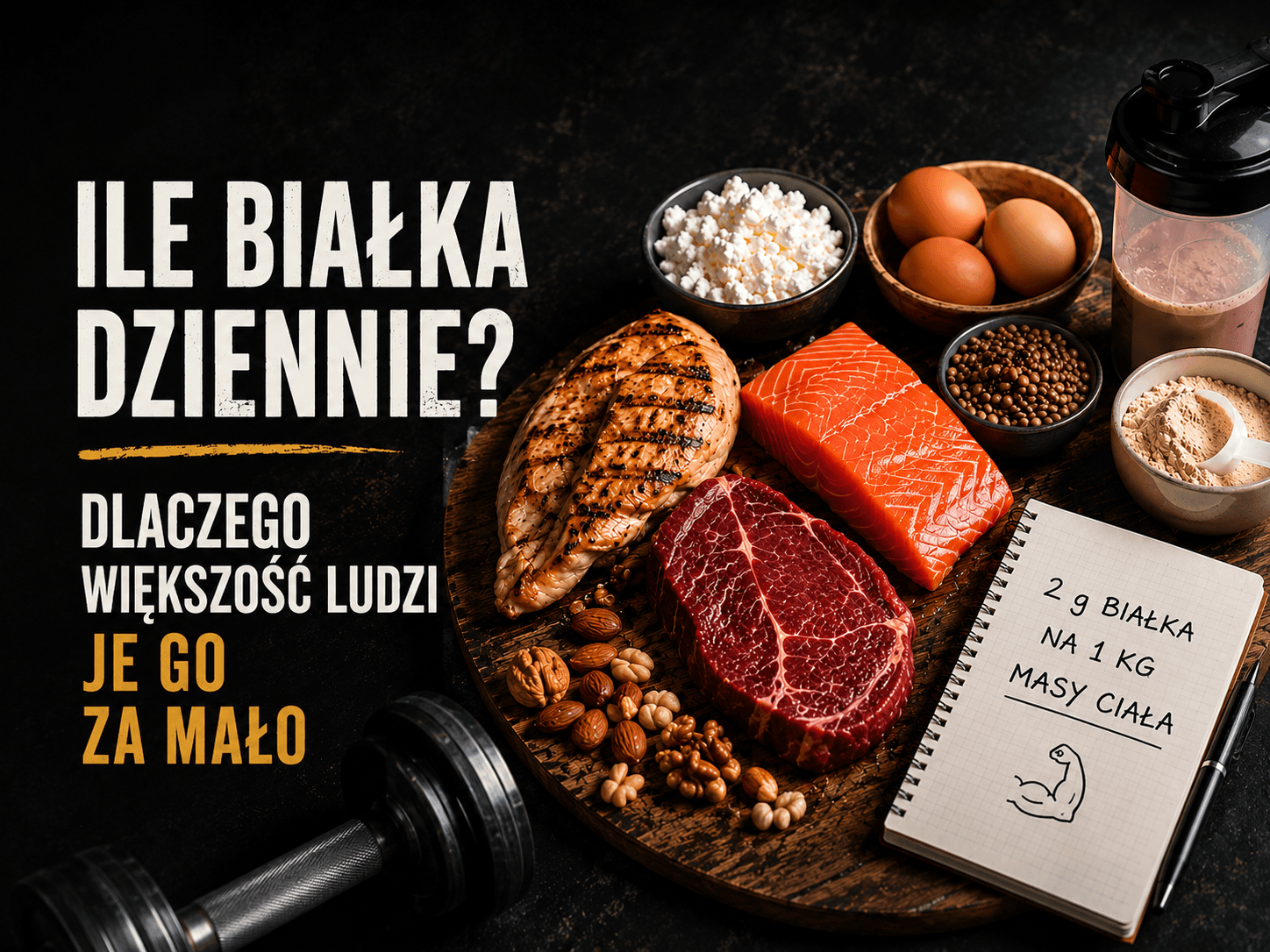 Ile białka dziennie? Dlaczego większość ludzi je go za mało